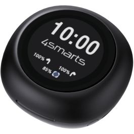 4smarts SkyBuds Screen Pro ANC - Auriculares Inalámbricos TWS Bluetooth con Cancelación de Ruido - Negro