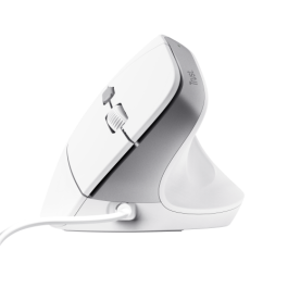 Ratón Ergonómico Óptico Trust 25397 Blanco 2400 dpi