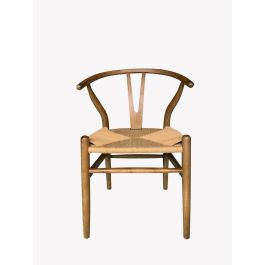 DKD Home Decor Silla Horeca de Olmo y Ratán Natural, 80 cm Alto x 55 cm Ancho x 46 cm Fondo, Altura Asiento 42 cm Precio: 183.50000053. SKU: B15P43FMRM