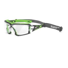 OPTOR Gafas Pegaso, Lentes Incoloras con Cinta y Diseño Blanco y Negro Precio: 17.5000001. SKU: B17ECRN2VK