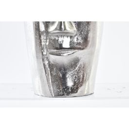 DKD Home Decor Jarrón Moderno Plateado Aluminio 13 x 31 x 15 cm