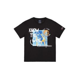 Camiseta Deportiva de Manga Corta Champion Negro Precio: 28.3745. SKU: B1HHANBVPN