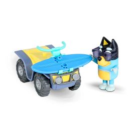 Vehiculo bluey quad o helicóptero con figura y accesorios - modelos surtidos