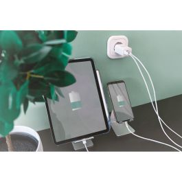 DIGITUS Cargador USB-A / USB-C Dual Port 30W con QC3.0 y Power Delivery 3.0 para Smartphone Blanco