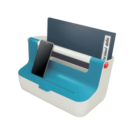 Leitz Caja de Almacenamiento Portátil Cosy con Asa, ABS Azul