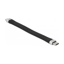 DeLOCK Cable USB-C a Micro USB B FPC 13.5 cm / 0.135 m USB 2.0 PD 3 A, Negro, Plata, Referencia: DELOCK USB 2.0 FPC Flachbandkabel Precio: 31.50000018. SKU: B17LBWML99