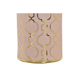 Jarron Oriental DKD Home Decor Rosa Dorado 13.5 x 36 x 13.5 cm Jarron Oriental DKD Home Decor Rosa Dorado 13.5 x 36 x 13.5 cm