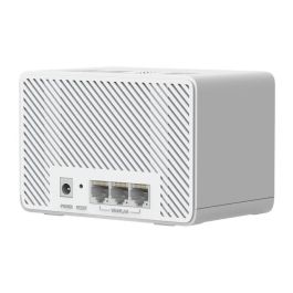 Mercusys Halo H27BE Sistema Mesh WiFi 7 (3 Nodos Pack) - Velocidad hasta 2880 Mbps, Cobertura 650m², 150 Dispositivos, 3 Puertos Gigabit, App, Blanco