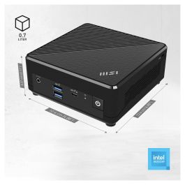 MSI Cubi N ADL-006DE Mini PC Intel N200/4GB RAM/128GB SSD Windows 11 Pro Negro 124mm x 124mm x 53.7mm