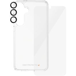 PanzerGlass Protector de Pantalla 3-en-1 para Samsung Galaxy S24 Plus, UWF, con EasyAligner, Anti-rayones y Golpes, Transparente