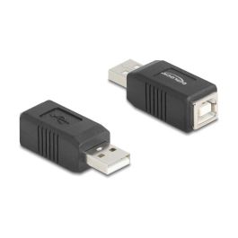 DeLOCK 67202 - Adaptador USB 2.0 Tipo A Macho a Tipo B Hembra, Negro, Plug and Play, Velocidad 0,48 Gbit/s Precio: 1.6214. SKU: B1FZF4797M