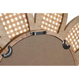 Espejo de pared DKD Home Decor Marrón Natural Sol Tropical 60 x 2 x 60 cm