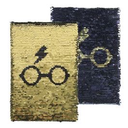 Cerdá Cuaderno Premium Lentejuelas Harry Potter Dorado