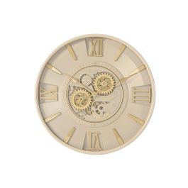 Reloj Pared Glam DKD Home Decor Beige Dorado 8 x 60 x 60 cm Reloj Pared Glam DKD Home Decor Beige Dorado 8 x 60 x 60 cm
