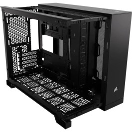 Corsair 2500X Caja PC Vidrio Templado Micro ATX Doble Cámara Negro