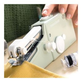 Innovagoods V0103018 Máquina de Coser de Mano Portátil Compacta y Ligera para Todo Tipo de Telas