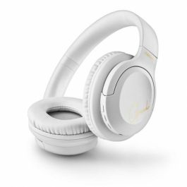 NGS ARTICAGREEDWHITE Auriculares Diadema Inalámbricos Bluetooth 5.1 con Micrófono, Plegables, Batería 40h, USB-C, Blancos