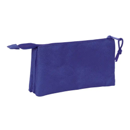 Portatodo Triple Atlético Madrid Azul oscuro 22 x 12 x 3 cm