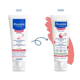 Mustela Crema Facial Hidratante Confort Bebé Piel Muy Sensible Desde Nacimiento, Alivia Rojeces y Picor, 97% Natural, 40 ml