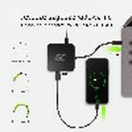Green Cell AK61 HUB USB-C 6-Puertos 3xUSB 3.0, USB-C, HDMI, Gigabit LAN Plata para Portátil y Ordenador - Suministro de Energía 87W
