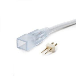 HO Cable Conector 2 Tiras LEDs 220VAC SMD3528 HO-CC-220-3528
