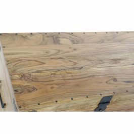 DKD Home Decor Baúl Colonial de Madera Maciza Acacia Natural 79x39x34 cm Hecho a Mano