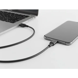 Q-connect Cable USB-C a USB-C PVC 2m Negro