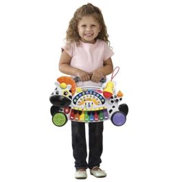 Vtech Baby Piano Musical Cebra Jungle Rock con Micrófono Real, Teclas Luminosas y Aprendizaje Musical +18 Meses