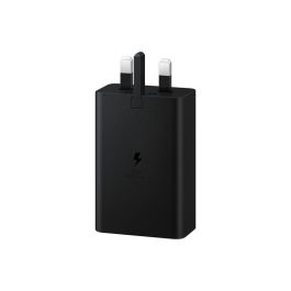 Samsung EP-T6530NBEGEU Cargador de Pared 65W Triple Puerto para Carga Rápida con 2x USB-C y 1x USB-A Negro