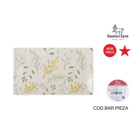 Inde - Fuente Rectangular 25x15 cm "Mimosa" Elite, Cerámica (18 Unidades) Precio: 72.3701. SKU: B166YBP78Q