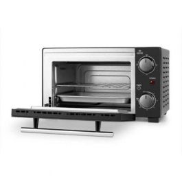 Orbegozo 18066 Horno de Sobremesa Eléctrico HO 985, 800W, 10L, Negro, con Temporizador 30 Minutos y Selector de Calor Superior Inferior Simultáneo.