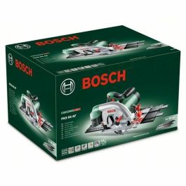 Bosch PKS66AF Sierra circular eléctrica 1600W, 5000 rpm, con riel guía, tope paralelo y caja CleanSystem Bosch PKS66AF Sierra circular eléctrica 1600W, 5000 rpm, con riel guía, tope paralelo y caja CleanSystem
