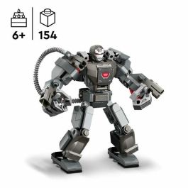 LEGO 76277 Marvel War Machine Armadura Robot, Robot de Juguete con 3 Cañones de Disparo, Personaje MCU