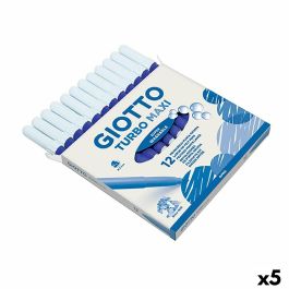Set de Rotuladores Giotto Turbo Maxi Azul (5 Unidades) Set de Rotuladores Giotto Turbo Maxi Azul (5 Unidades)