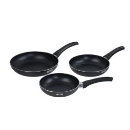 Set de Sartenes Quttin Aluminio 24 cm 3 Piezas (4 Unidades)