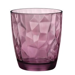Bormioli Rocco Vaso Bajo Diamond Vidrio 39 cL, Pack de 6 Unidades Rosa con Relieve, Fabricado en Italia, Apto Lavavajillas Precio: 9.68999944. SKU: S2709684