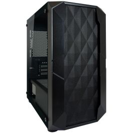 LC-Power 712MB Gaming Micro Torre PC Negra, Micro ATX/Mini-ITX, Ventana Lateral, Plástico y Vidrio Templado