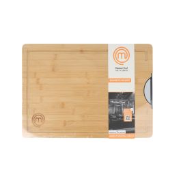 Tabla de cortar bambú con asas 50x35 cm - Masterchef (6 Unidades) Tabla de cortar bambú con asas 50x35 cm - Masterchef (6 Unidades)