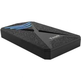 TooQ TQE-2550BL Caja Externa Gaming para Disco Duro 2.5" USB 3.1 Gen 1 (5Gbps) 4TB máximo SATA III sin tornillos Negro con LED azul Precio: 12.50000059. SKU: S5614994