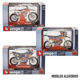 Burago Moto KTM Cross WRB Escala 1:18 Colección para Niños y Adultos
