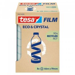 Cinta Adhesiva Tesa Eco&Crystal (90% Reciclado) Rollo 66X19 (Set de 8) Precio: 16.50000044. SKU: B1EMYMJ8GG