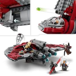 LEGO Star Wars Lanzadera T-6 de Ahsoka Tano 75362, Barco lanzador de pernos, 4 personajes