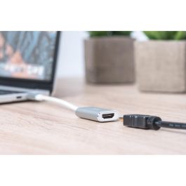 Digitus AG9310 Adaptador USB-C a HDMI 4K Plata
