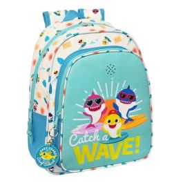 Mochila Escolar Baby Shark Surfing Azul Blanco 27 x 33 x 10 cm Precio: 14.49999991. SKU: B126L4BGL7