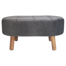 Descalzadora Glam DKD Home Decor Gris 40 x 47 x 120 cm Set de 3
