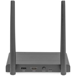 Digitus Kit Extensor HDMI KVM Inalámbrico, 200m, Full HD 1920x1080p, Transmisor y Receptor Plug & Play