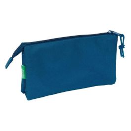 Safta Estuche Portatodo Benetton Basic Tres Cremalleras 120x220x30 mm