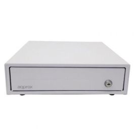 APPROX TPV Cajon Portamonedas Compacto Blanco 33x36 Apertura Manual Y Automatica APPROX TPV Cajon Portamonedas Compacto Blanco 33x36 Apertura Manual Y Automatica
