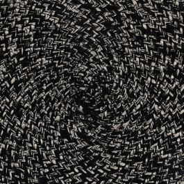 Salvamantel Trenzado Negro-Blanco 38 X 38 cm