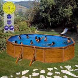 Gre Piscina Ovalada de Acero Kit500w 500 x 300 x 120 cm Efecto Madera con Depuradora y Escalera de Seguridad Precio: 1923.49999941. SKU: B1C5BFS6LK